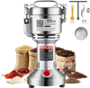VEVOR 300g Electric Grain Mill Grinder, High Speed 1500W Commercial Spice Grinders, Stainless Steel Pulverizer Powder Machine, for Dry Grains Spices Cereals Coffee Corn Pepper, Straight Type