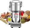 VEVOR 300g Electric Grain Mill Grinder, 1500W 28000RPM High Speed Spice Corn Dry Grinding Machine, Stainless Steel Pulverizer Powder Machine for Dried Grains Coffee Beans Spices Nuts (270° Swing Type)