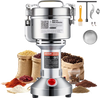 VEVOR 550g Electric Grain Mill Grinder, High Speed 2000W Commercial Spice Grinders, Stainless Steel Pulverizer Powder Machine, for Dry Grains Spices Cereals Coffee Corn Pepper, Straight Type