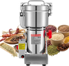 VEVOR 750g Electric Grain Mill Grinder, 2000W 28000RPM High Speed Spice Corn Dry Grinding Machine, Stainless Steel Pulverizer Powder Machine for Dried Grains Coffee Beans Spices Nuts (270° Swing Type)