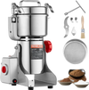 VEVOR 750g Electric Grain Mill Grinder, High Speed 2000W Commercial Spice Grinders, Stainless Steel Pulverizer Powder Machine, for Dry Grains Spices Cereals Coffee Corn Pepper, Swing Type