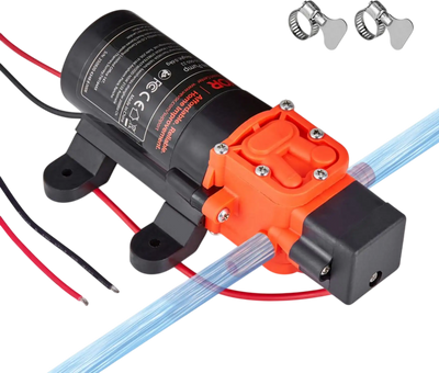 Vevor Water Pressure Pump 12V DC 1.2 GPM Self-Priming Diaphragm Pump New