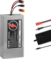 VEVOR 48V Electric Scooter Battery, 20Ah, Ebike Lithium Battery Pack with 30A BMS, Charger, T-Plug Expansion Cable, 500+ Cycles, Compatible with 4800W Motors, for Electric Bikes Bicycles, Scooters