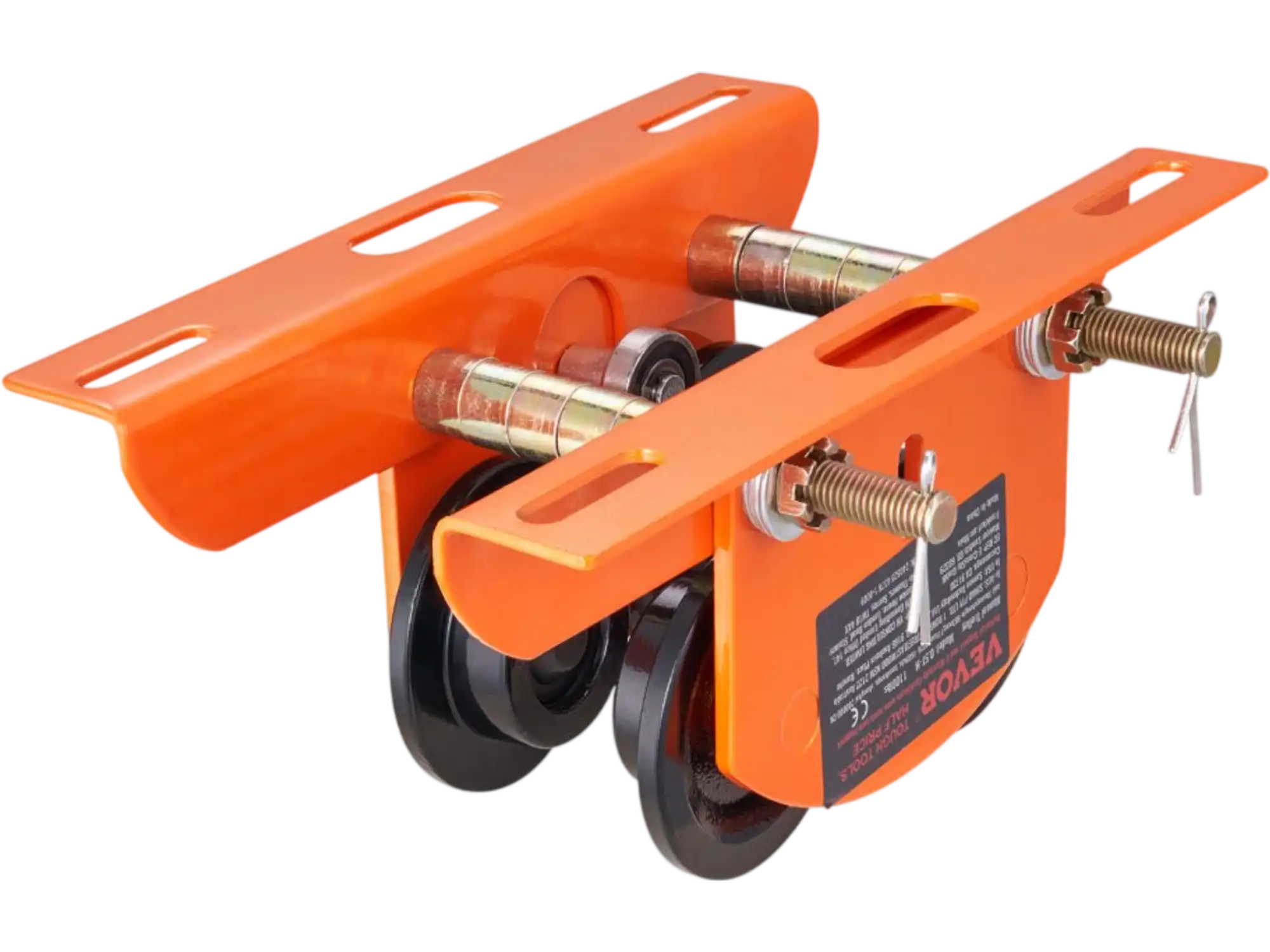 Vevor Manual Trolley Electric Hoist Push Beam 1100 lbs 0.5 Ton New