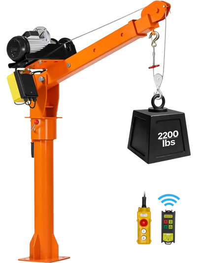 Vevor Truck Crane Electric Pickup Bed Jib Hoist 2200 lbs New