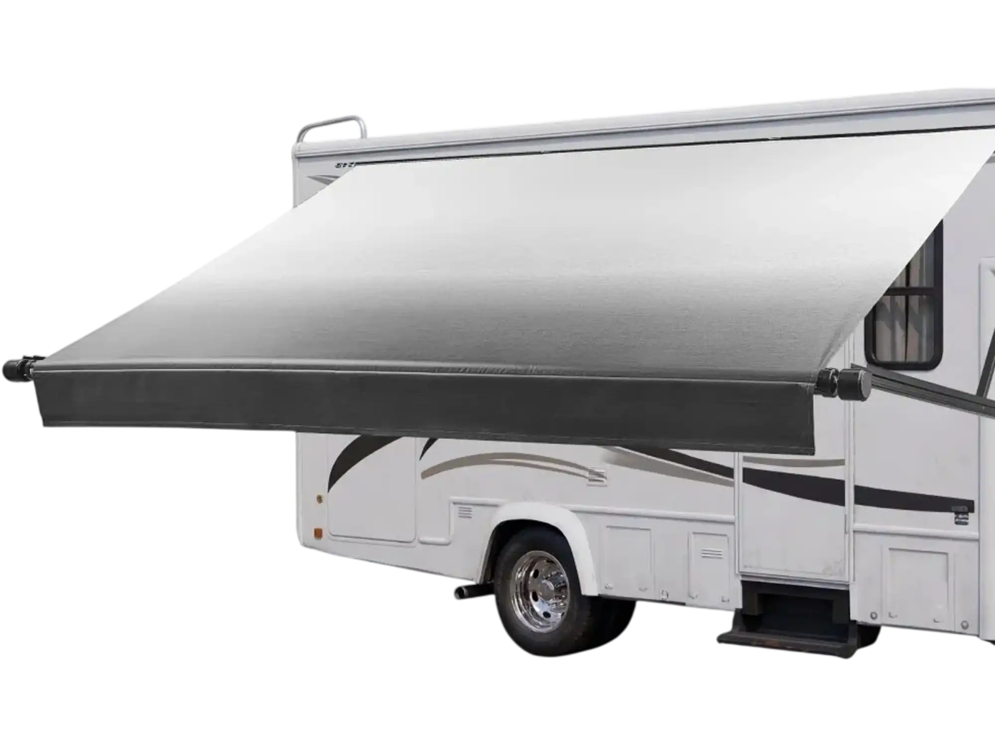 Vevor RV Awning Motorized Electric Retractable Complete Kit 20.06' Gradient Black New