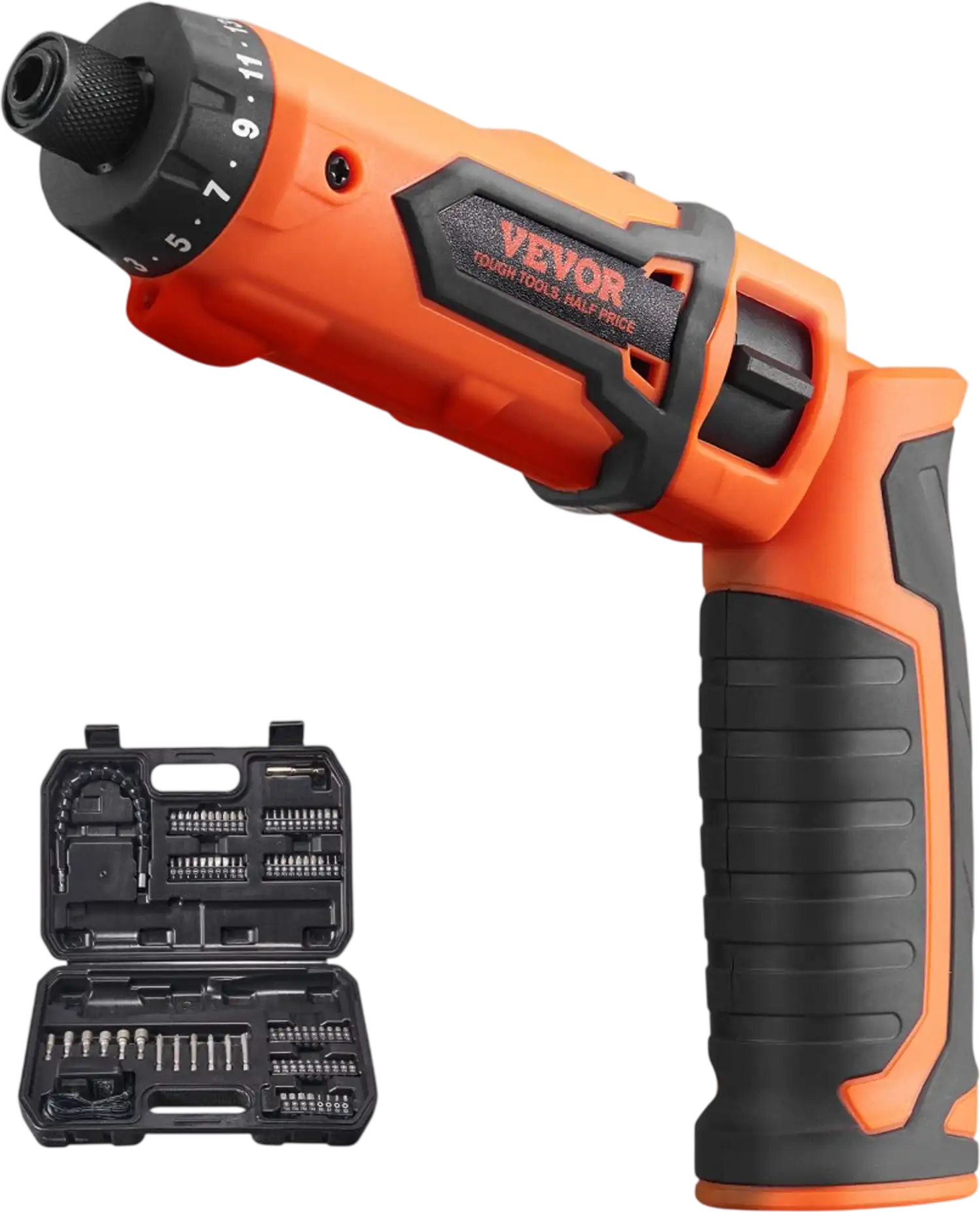 Vevor Electric Screwdriver 8V 7Nm Rechargeable Set with 82-Piece Accessory Kit New