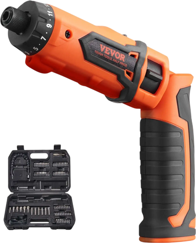 Vevor Electric Screwdriver 8V 7Nm Rechargeable Set with 82-Piece Accessory Kit New