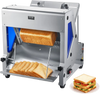 VEVOR Electric Bread Slicer, 370W Bread Slicing Machine, Die-Cast Aluminum Countertop Bread Cutter Machine for 12mm Slice Thickness, Commercial & Home Use for Bakeries Restaurants, 120V