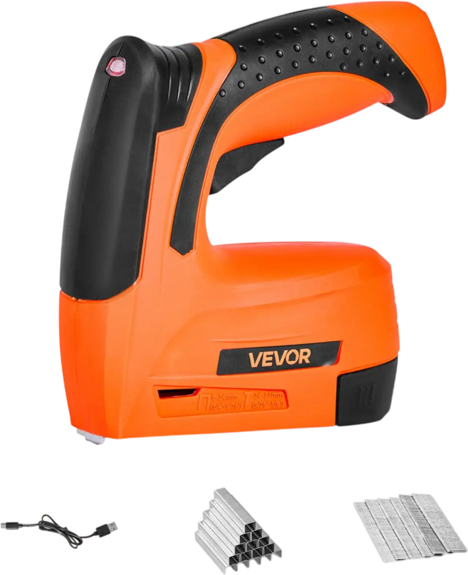 Vevor Brad Nailer 18GA 2-in-1 Cordless Nail Gun Staple Gun 5/8