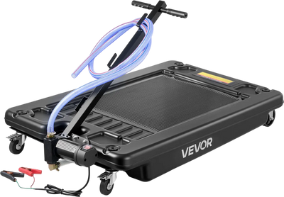Vevor Rolling Oil Drain Pan Low Profile 17 Gal. Capacity with Electric Pump New