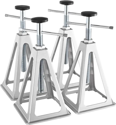 VEVOR RV Stabilizer Jacks, 4 Pack Aluminum RV Leveling Jacks, RV Stack Jacks for RV Travel Trailer Camper, Single Screw Jack Support up to 6000 Lbs, Adjustable from 11 inch to 17 inch