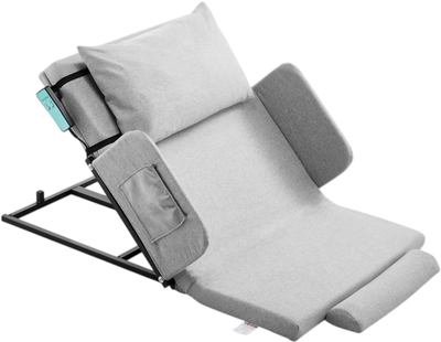 VEVOR Electric Lifting Backrest for Bed, 300 lbs Capacity, 4-68° Adjustable Lifting Bed Backrest, with Guardrail Armrest & Storage Pouch, Machine Washable, for Pregnant Women Elderly Patient Handicap