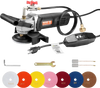 VEVOR Wet Polisher 800W, 4" Concrete Grinder with 6 Variable Speed and 7 Polishing Kits, Wet Grinder Machine for Marble, Granite, Stone, Rock, Tile, Equipped with a GFCI Switch, (1000 - 4000 RPM)