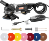 VEVOR Wet Polisher 800W, 4" Concrete Grinder with 6 Variable Speed and 7 Polishing Kits, Wet Grinder Machine for Marble, Granite, Stone, Rock, Tile, Equipped with a GFCI Switch, (700 - 3000 RPM)