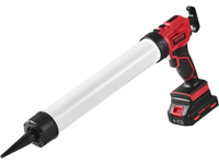 VEVOR Cordless Caulking Gun 20oz/600ml, 20V Electric Sausage Caulking Gun with 4 Adjustable Speeds, Anti-Drip Battery Powered Caulk Gun & 2.0AH Battery, Fast Charger, LED Light for Filling, Sealing