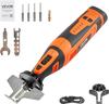 VEVOR Cordless Chainsaw Sharpener, 5-Speed Adjustable Electric Saw Chain Sharpener 5000-30000 RPM, Rechargeable Handheld Chainsaw Sharpening Tool with 4 Sharpening Heads & Angle Guide Attachment