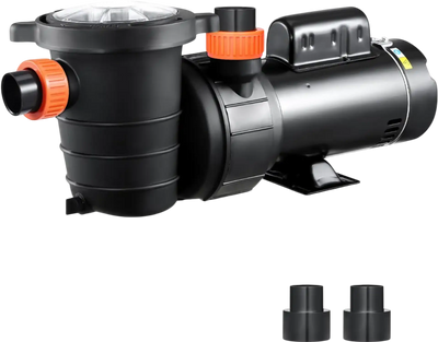 Vevor Above Ground Pool Pump 2 HP/0.44 HP Dual Speed 118 GPM 110V New