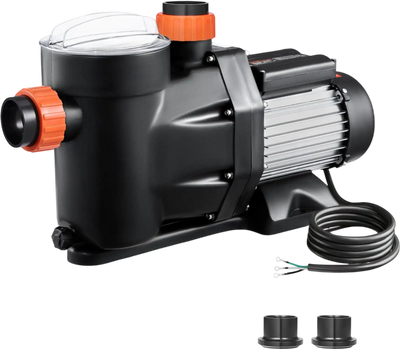 Vevor Above Ground Pool Pump 1.5 HP Single Speed 122 GPM 220V New