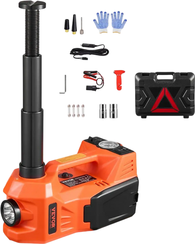 Vevor Electric Car Jack 5 Ton 11000 lbs Portable Hydraulic Inflator Kit New