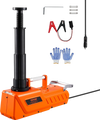 VEVOR Electric Car Jack, 15 Tons /33000 lbs, Adjustable Electric Scissor Jack with High Load Capacity, 12V Dual-Powered Tire Change Replacement with LED Light, Portable Jack kit for Sedan, SUV, Truck
