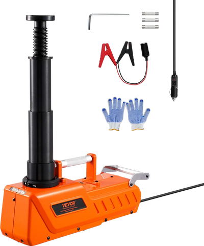 Vevor Electric Car Jack 15 Tons 7.9-20.5 in. Portable with LED Lighting 12V New