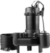 VEVOR Submersible Sewage Pump, 1/2 HP, 6000 GPH Cast Iron Sewage/Effluent Pump with Automatic Tethered Float Switch, 2-Inch NPT Discharge, 120V, 25 ft Max Lift, for Basement, Septic Tank, Residential