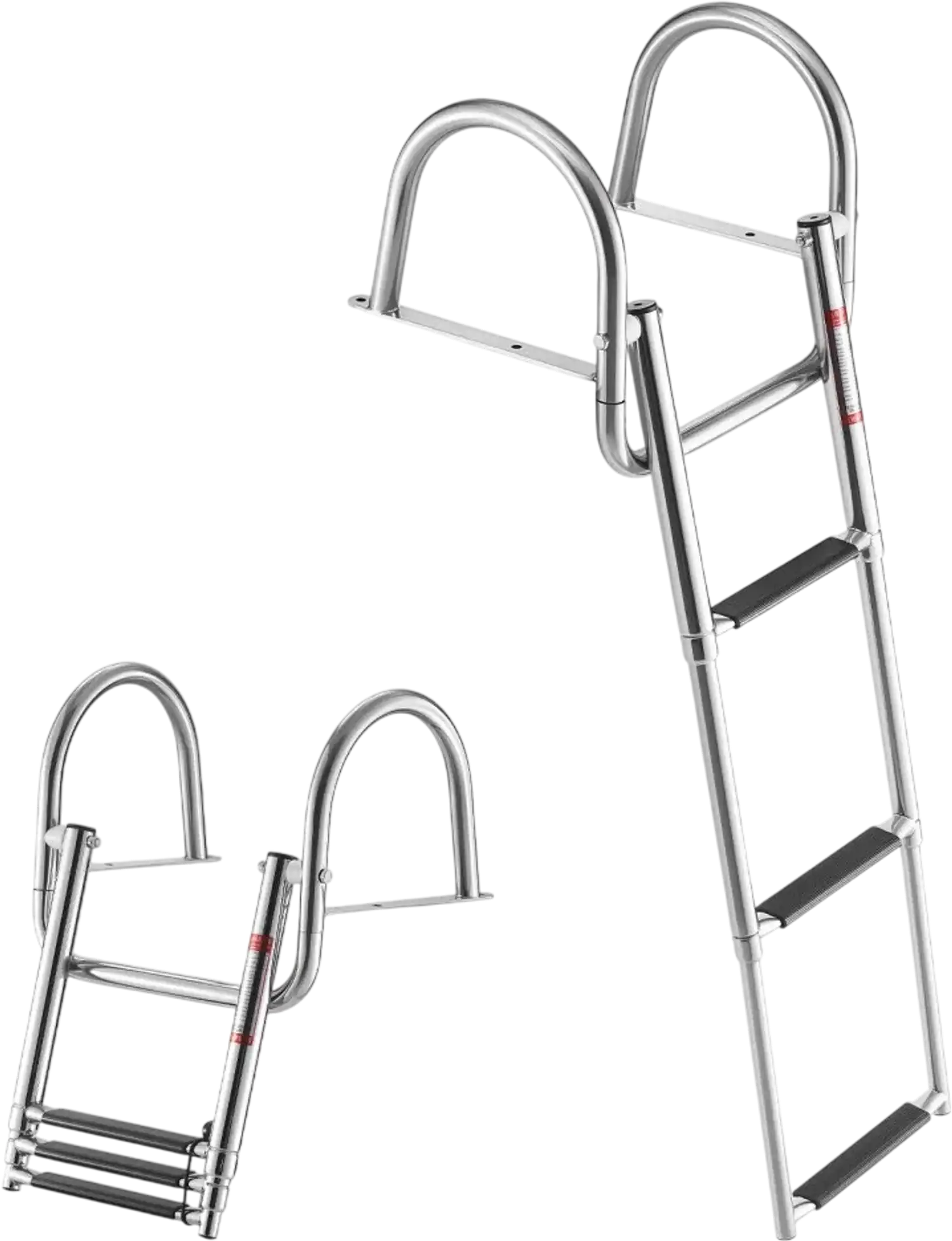 Vevor Boat Ladder 3-Step Telescoping Folding Swim Deck Ladder New