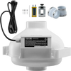 VEVOR 4 to 4.5 inch Radon Fan Installation Kit, Quiet 190CFM Radon Mitigation Fan System Kit with 2 Couplers, Pressure Indicator, Waterproof Inline Duct Fan Exhaust Fan for Indoor Outdoor Ventilation