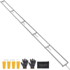 VEVOR Rail Mill Guide System, 15 ft 6 Crossbar Chainsaw Mill Kits, Aluminum Saw Milling Rails System Works with Chainsaw, 4 Wedges, Adjustable Rail Milling Guide Kit for Builders Woodworkers