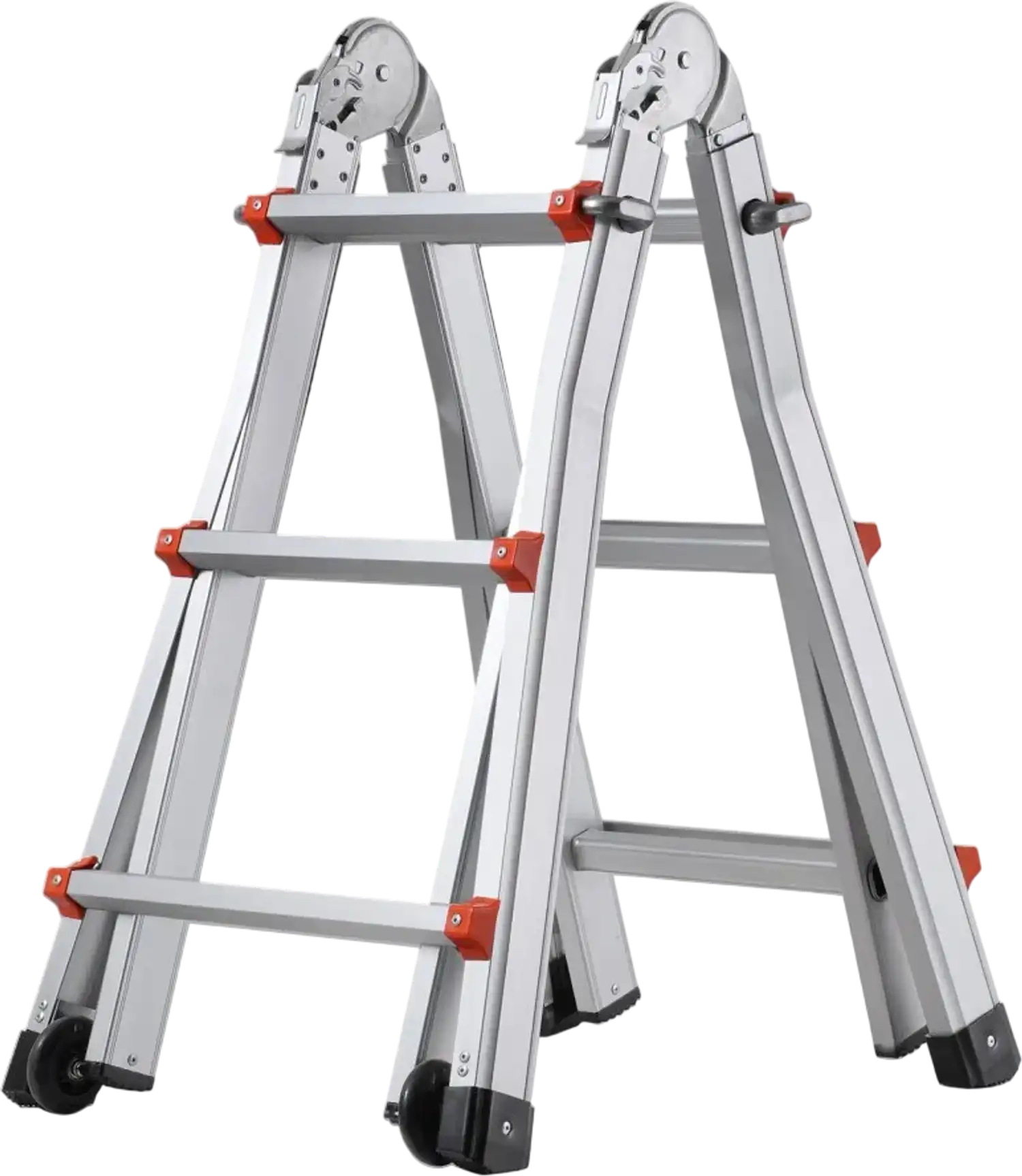 Vevor Telescoping Ladder 11' A-Frame Aluminum Extension Ladder New