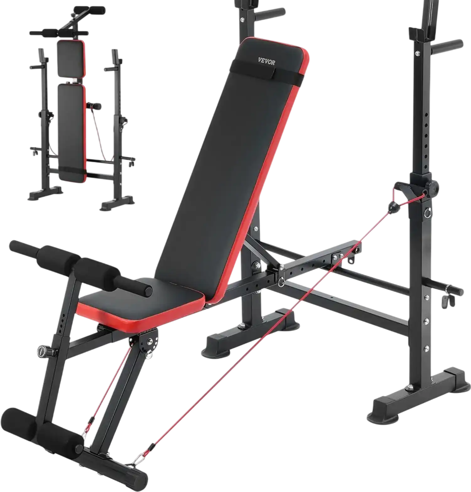 Vevor Weight Bench Multi-Functional Adjustable Bench Press for Full Body Workout New