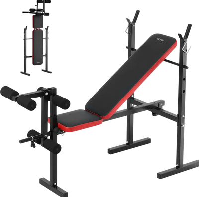 Vevor Weight Bench Multi-Functional Adjustable Foldable Home Gym Strength Training New