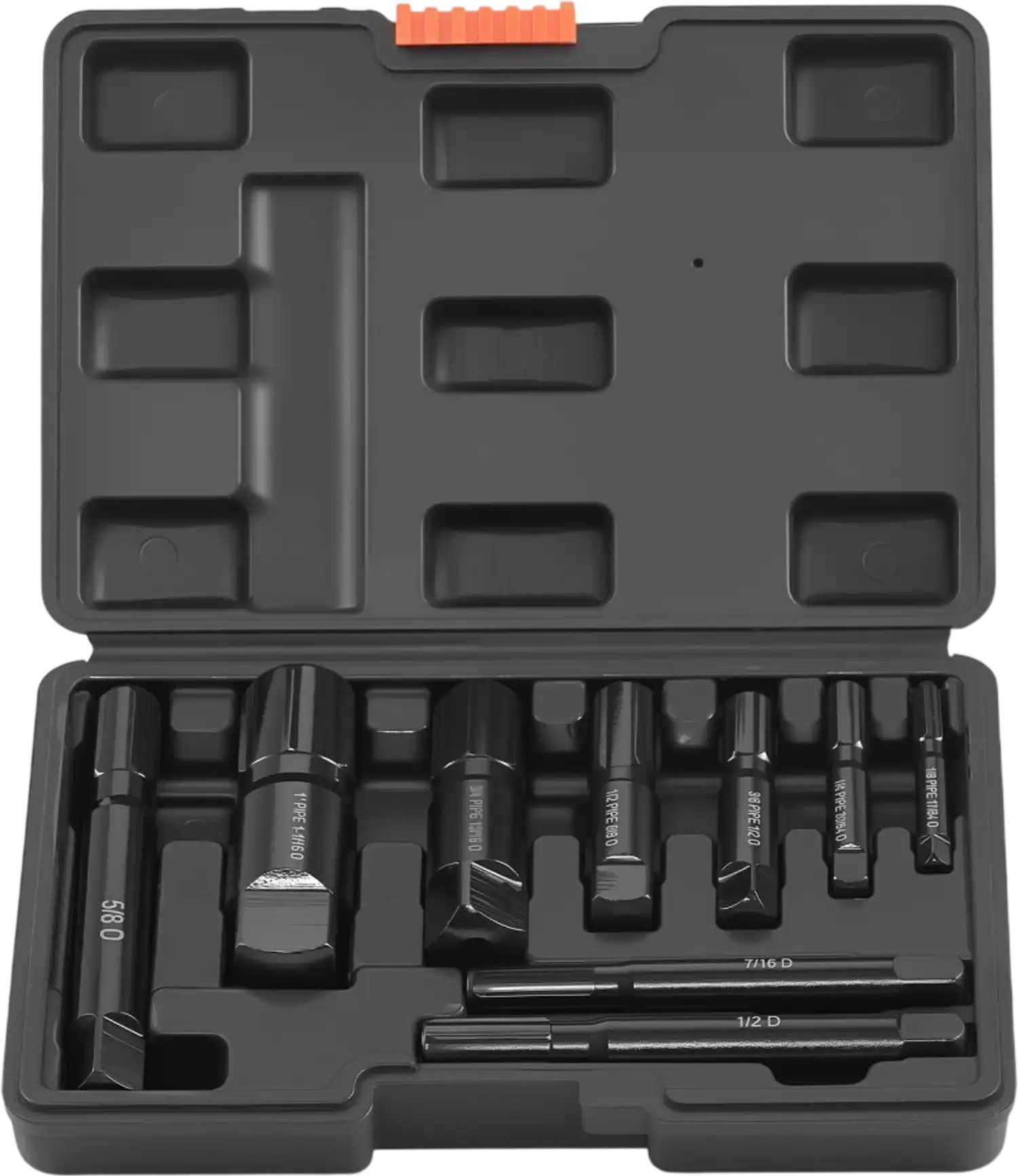 Vevor Pipe Extractor Set 9-Piece Heavy-Duty Broken Pipe Remover with Storage Case New