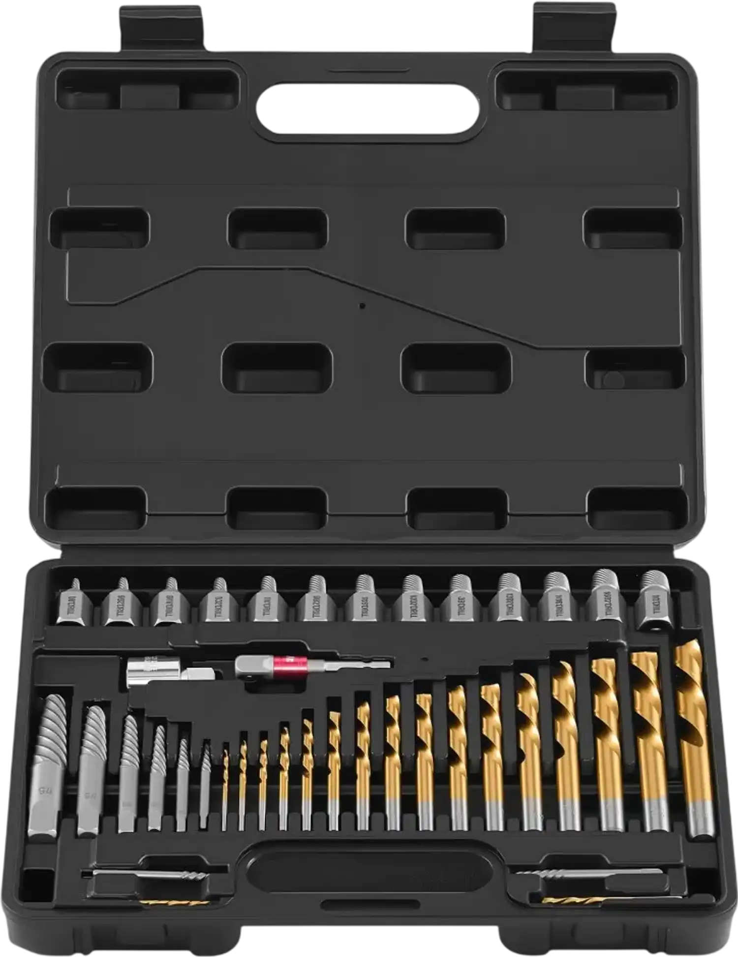 Vevor Screw & Broken Bolt Extractor 41-Piece Drill Bit Kit New