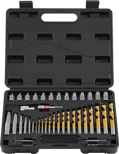 Vevor Screw & Broken Bolt Extractor 41-Piece Drill Bit Kit New