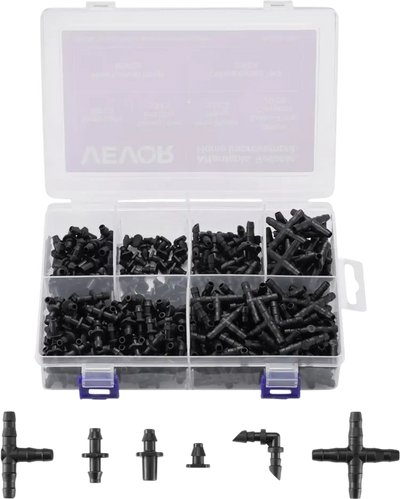 VEVOR  Drip Irrigation Fittings Kit for 1/4