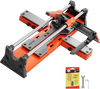 VEVOR 24-Inch Manual Tile Cutter, Upgraded Sliding Head Cutting Tool with Spring-Loaded Base, Angle Fence, Tungsten Carbide Cutting Wheel, Alignment Guide, for DIY Pros, Ceramic, Floor, Wall Tiles