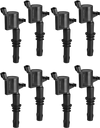 VEVOR Ignition Coil Pack, Set of 8, Compatible with Ford Expedition F150 F250 F350 Lincoln Mark LT Lincoln Navigator, for Engines 4.6L 5.4L V8 6.8L V10, Replacement for DG511 5C1584 C1541 UF537 FD508