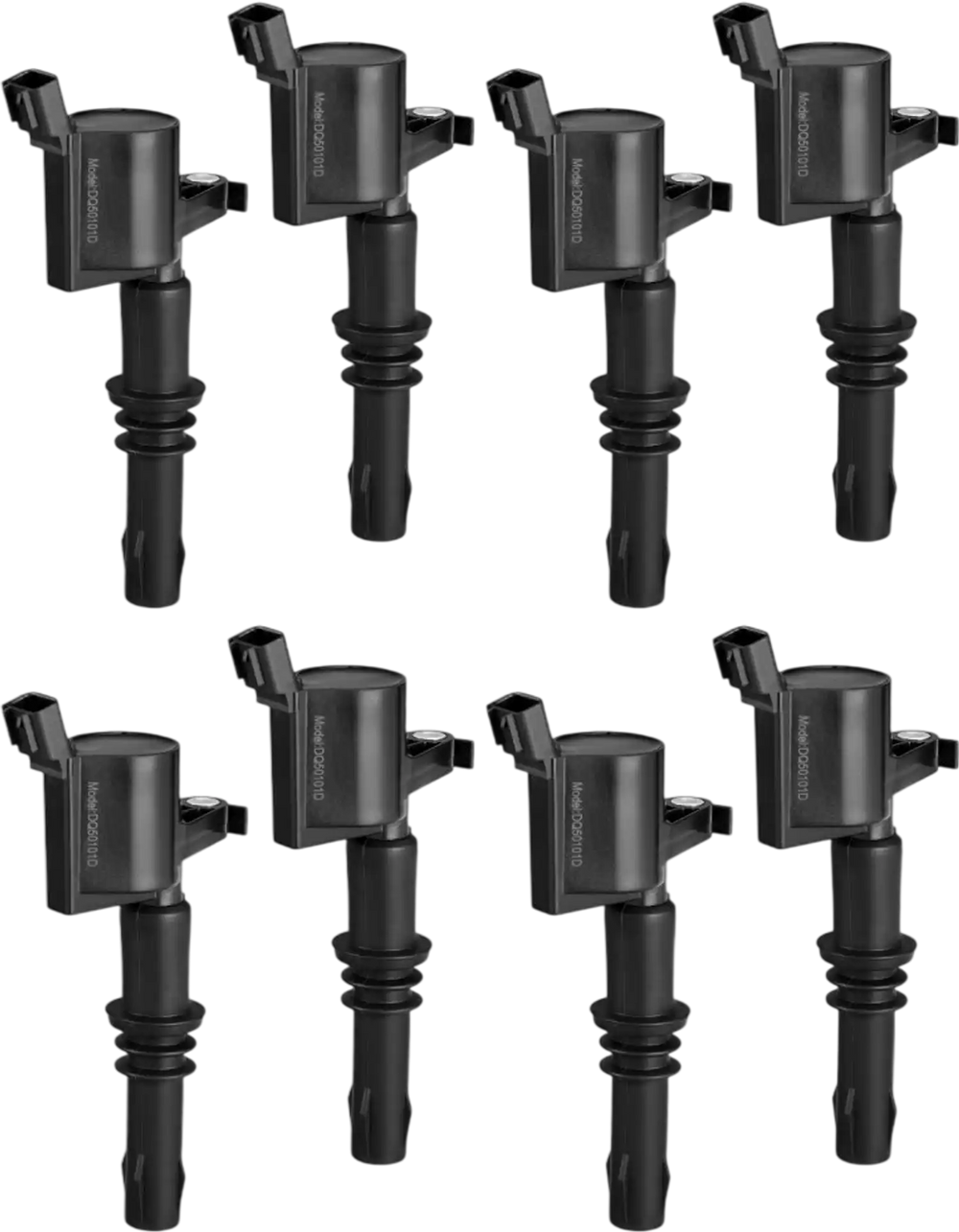 VEVOR Ignition Coil Pack, Set of 8, Compatible with Ford Expedition F150 F250 F350 Lincoln Mark LT Lincoln Navigator, for Engines 4.6L 5.4L V8 6.8L V10, Replacement for DG511 5C1584 C1541 UF537 FD508