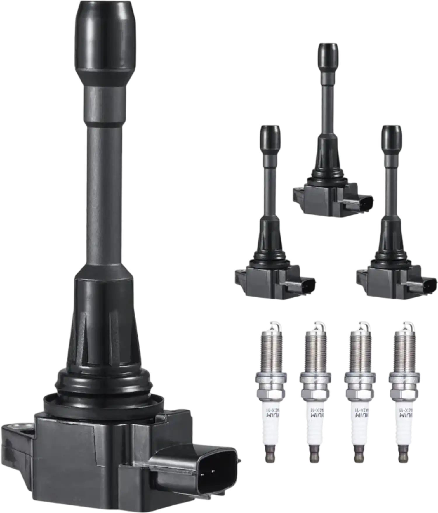 Vevor Ignition Coil Pack and Spark Plugs Set of 4 for Nissan Altima Versa Sentra Cube Rogue NV200 New