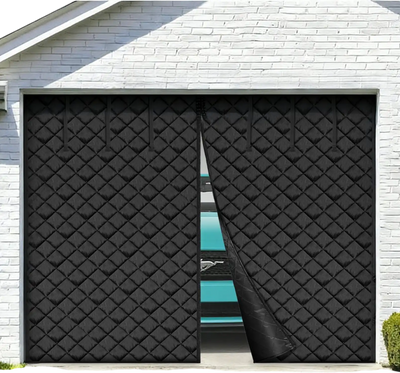 Vevor Garage Door Screen Winter Magnetic Thermal Insulated Insulation Kit 10' x 8' New