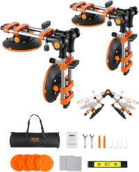 VEVOR Seamless Seam Setter, 2 Packs Granite Seam Setter with 6 in Vacuum Suction Cups, Seam Joiner for Seam Joining & Leveling, 90°-120° Adjustable, Countertop Installation Tool for Tile Marble Slab