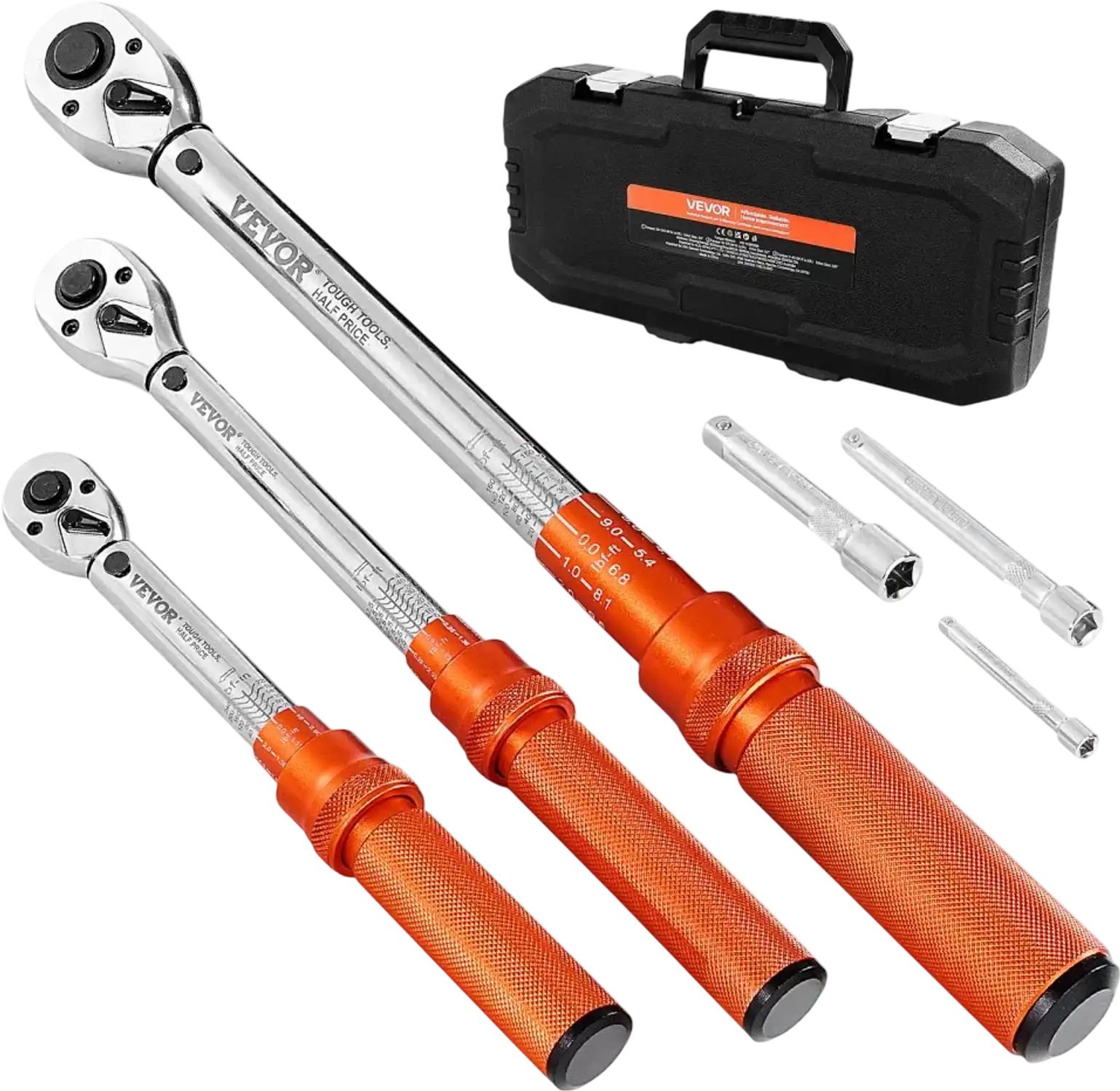 Vevor Torque Wrench Set 3-Piece 1/4