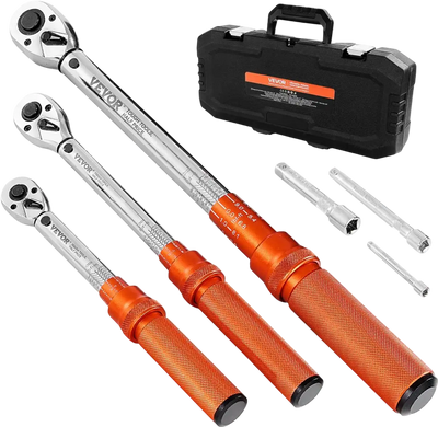 Vevor Torque Wrench Set 3-Piece 1/4