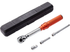 VEVOR Torque Wrench, 1/4-inch Drive Click Torque Wrench 20-200in.lb/3-23n.m, Dual-Direction Adjustable Torque Wrench Set, Mechanical Dual Range Scales Torque Wrench Kit with Adapters Extension Rod