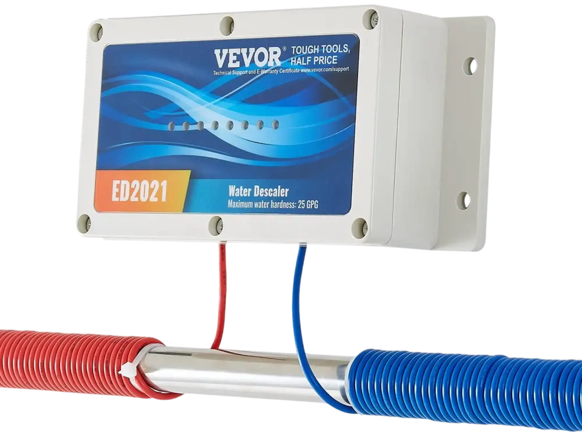Vevor Water Descaler Electronic Whole House Salt-Free Hard Water Conditioner New