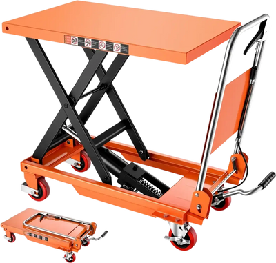 Vevor Lift Table Cart Hydraulic 500 lbs 28.5