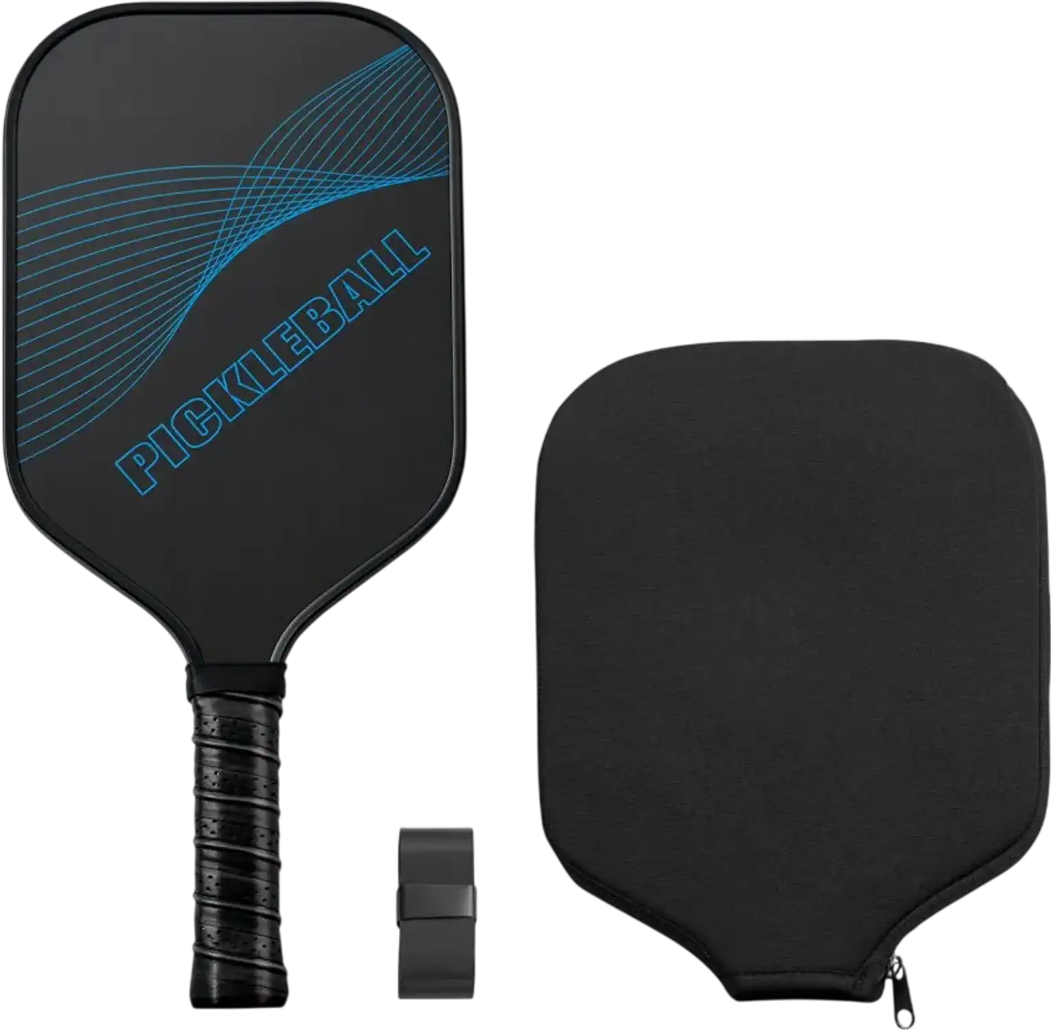 Vevor Pickleball Paddle T700 Carbon Fiber Honeycomb Core Blue New