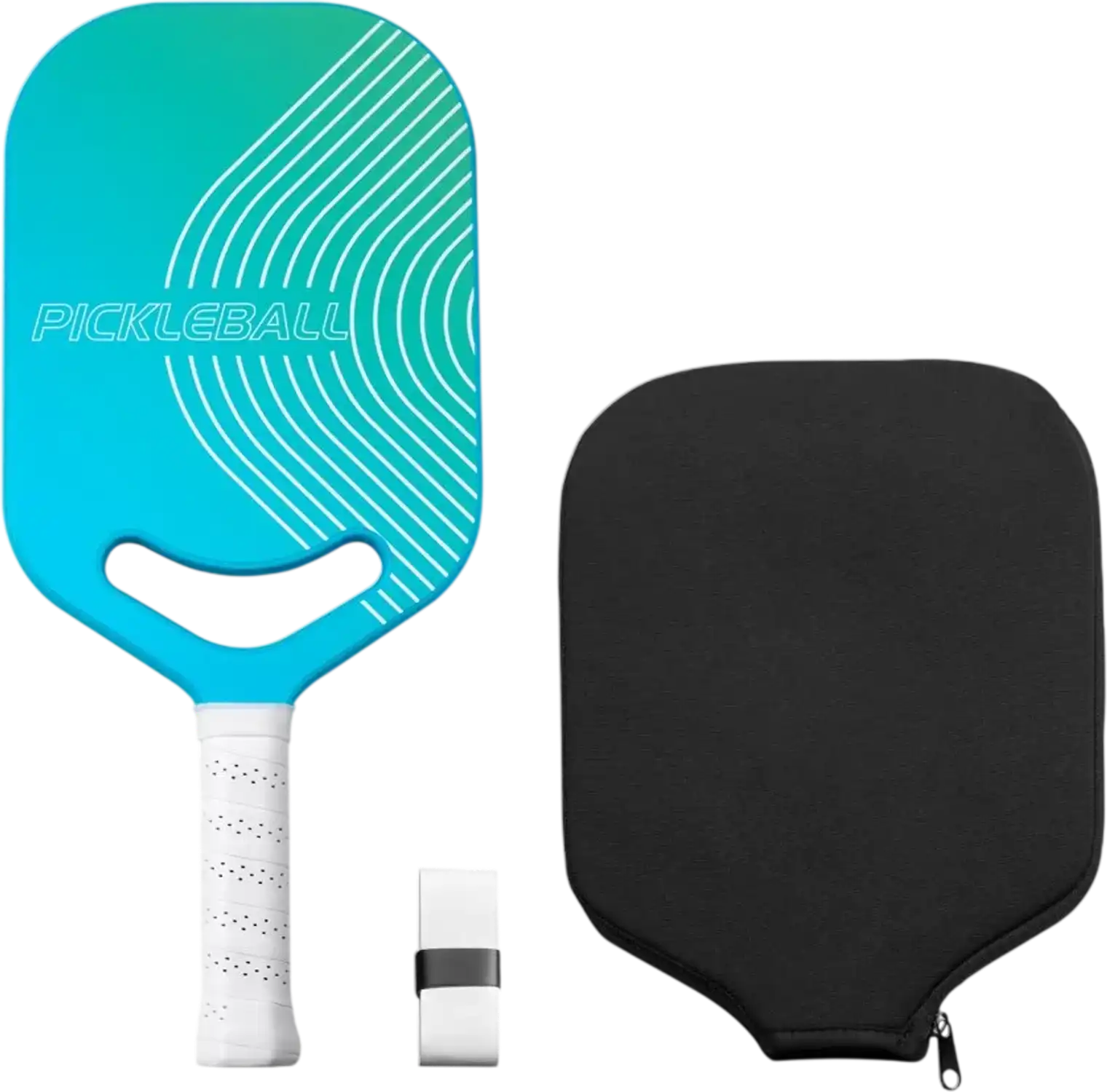 Vevor Pickleball Paddle Carbon Fiber Aero Throat Honeycomb Core New